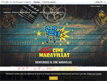 Tablet Screenshot of cinemaravillas.com